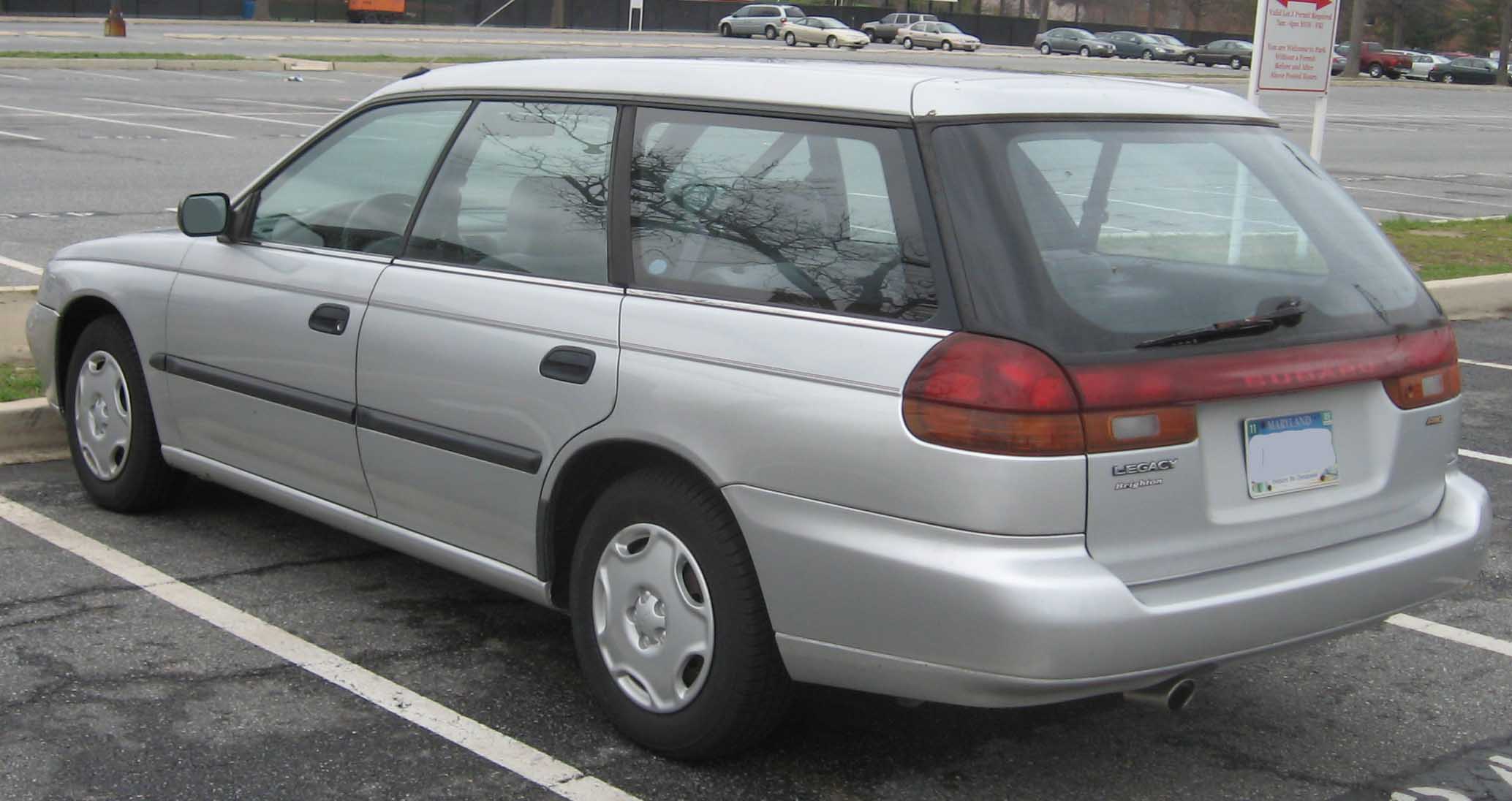  Subaru Legacy Brighton Wagon (US) с желтыми стеклами поворотников 